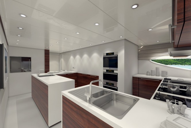 Vicem 46 yacht Vulcan Galley