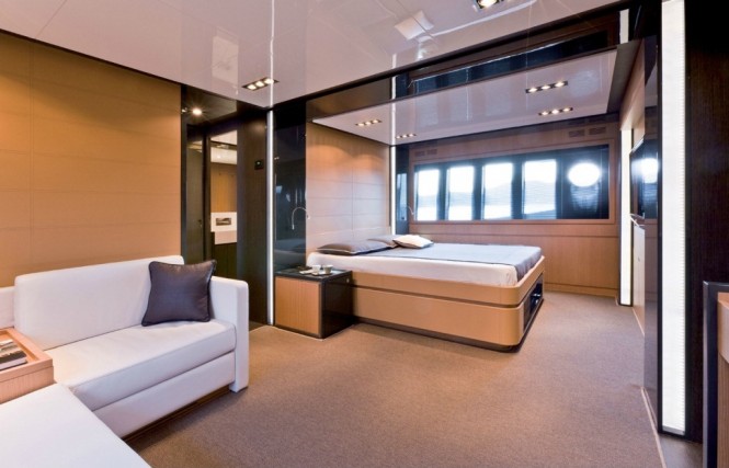 Western Mediterranean Charter Yacht Rhino -  Master Cabin 2