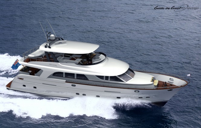 22.3m motor yacht Mulder 73 Flybridge to be presented at HISWA Amsterdam in-water Boat Show