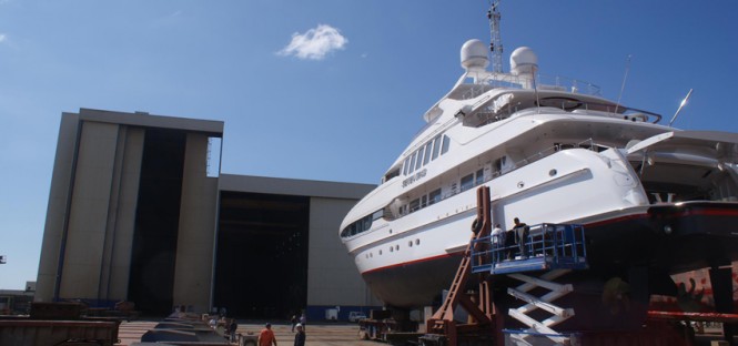 Newly refitted 41m Heesen charter yacht Seven Sins leaves ICON Yachts