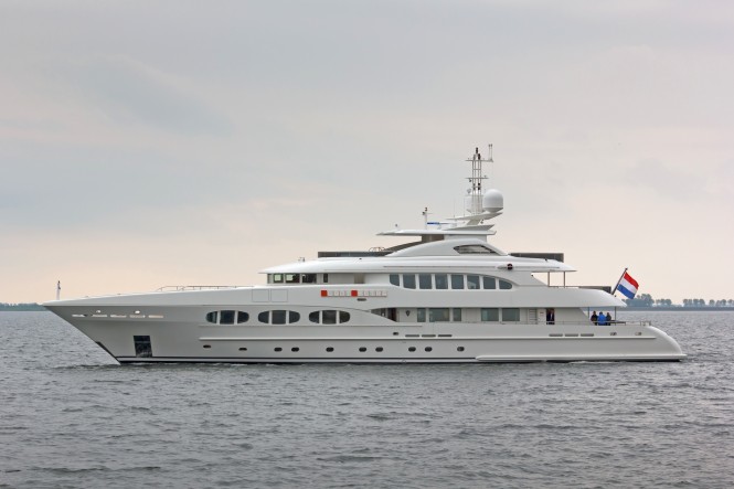 47m superyacht LADY PETRA (YN 15947) by Heesen Yachts delivered