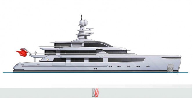 56m diesel-electric motor yacht Project 561 with delivery in 2015 by Sunrise Yachts