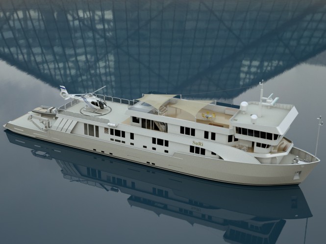 Newly launched 63m expedition charter yacht SuRi