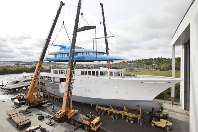 66m Delta motor yacht Project Invader (hull 211042) due to be delivered in spring 2013