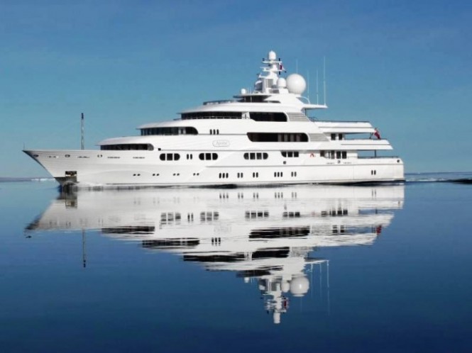 Debut of the newly refitted 71m charter yacht Titania (ex Apoise) by Lurssen