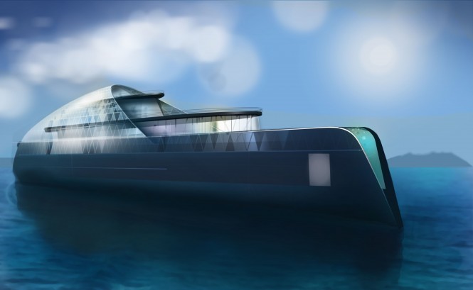 78m motor yacht SAPPHIRE concept designed for Feadship