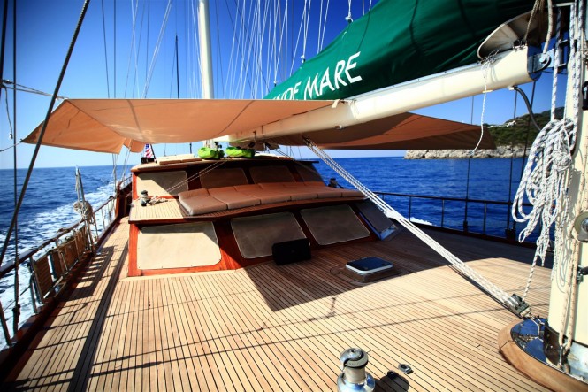 Aboard charter gulet Grande Mare Aboard charter gulet Grande Mare