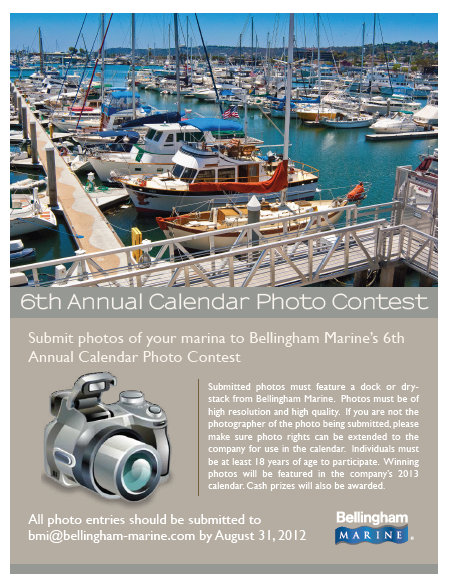 Bellingham Marine announces its sixth annual calendar photo contest