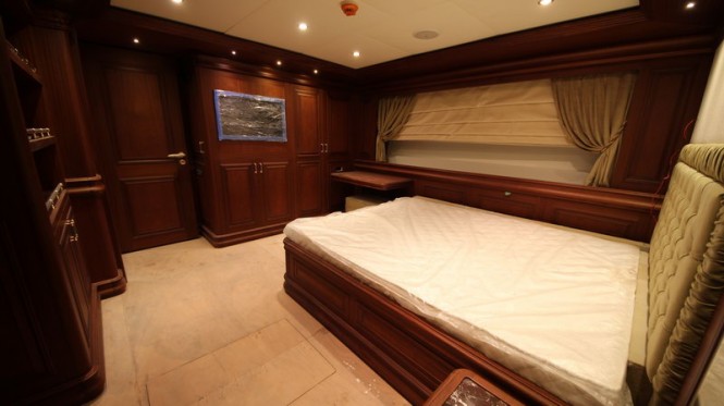 Bilgin 160 Classic superyacht lower deck aft guest cabin Bilgin 160 Classic superyacht lower deck aft guest cabin