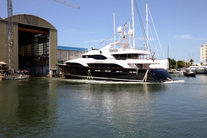 Checkmate superyacht - rear view