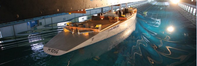 Dubois designed 100m superyacht 380 completes tank testing