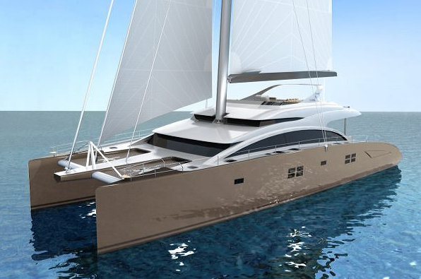 Sunreef Yachts added flybridge of the Sunreef 82 DD superyacht to the superstructure