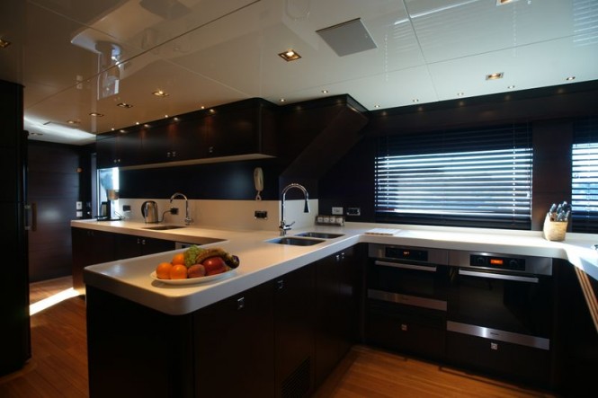 M superyacht Galley