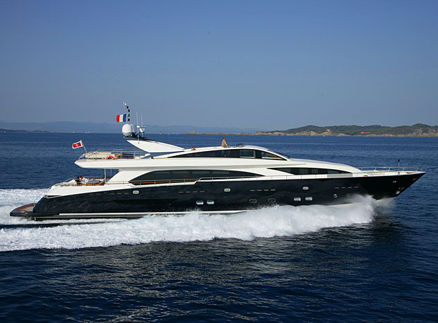 37m Couach motor yacht KADIMO’S fitted with yacht automation system by Veritais