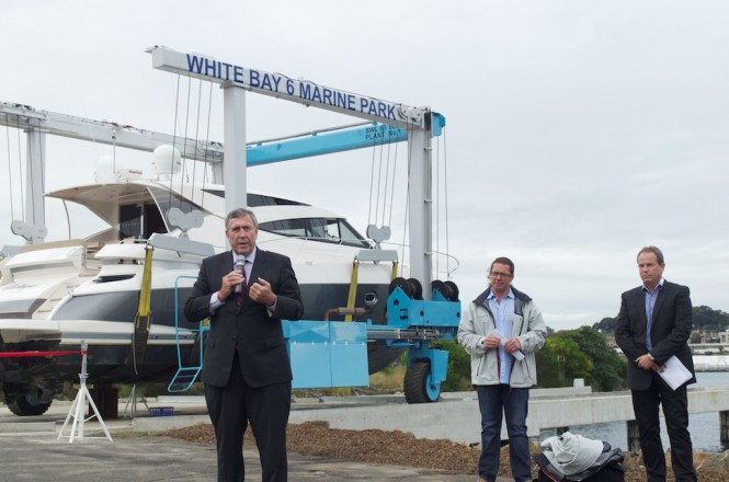 Minister for Ports Duncan Gay opening White Bay 6 Marine Park Minister for Ports Duncan Gay opening White Bay 6 Marine Park