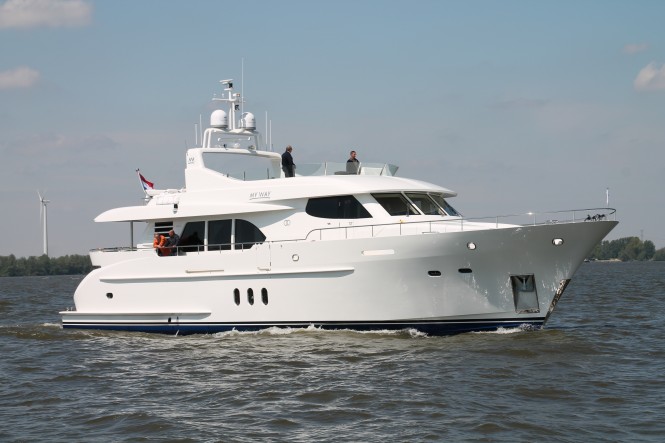 Moonen Shipyards deliver the Moonen 82 Alu motor yacht MY WAY (hull YN 196)
