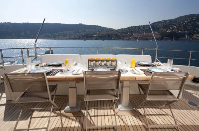 Motor Yacht LA MASCARADE - Aft Deck Motor Yacht LA MASCARADE - Aft Deck