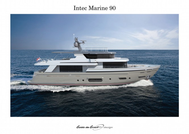 Intec Marine’s motor yacht Intec Marine 90 and Intec Marine 140 superyacht by Guido de Groot and Doug Sharp