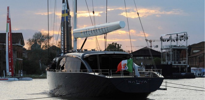 Nativa superyacht - rear view Nativa superyacht - rear view