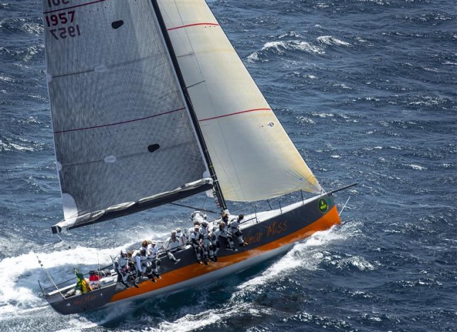 Near Miss yacht after the start Credit: Rolex/Kurt Arrrigo Near Miss yacht after the start Credit: Rolex/Kurt Arrrigo