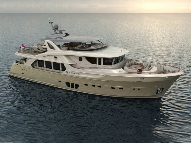 The first two Ocean Explorer series motor yachts Selene 92 by Selene Yachts in build