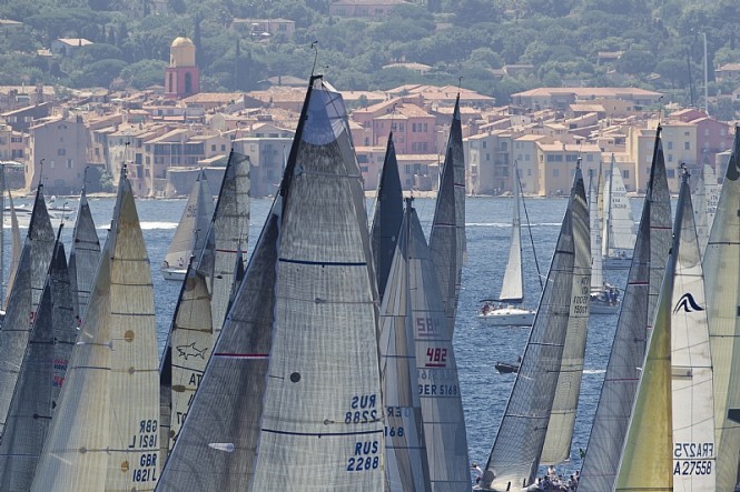 2012 Giraglia Rolex Cup: Prologue race from Sanremo to Saint-Tropez marked the official start