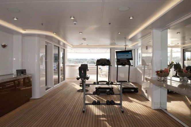 Stay fit aboard charter yacht SOLEMATE Stay fit aboard charter yacht SOLEMATE