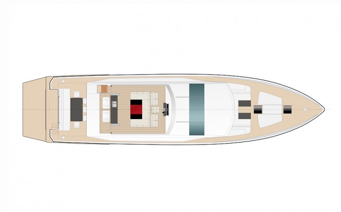 Superyacht Delta 80 IPS Upper Deck Superyacht Delta 80 IPS Upper Deck