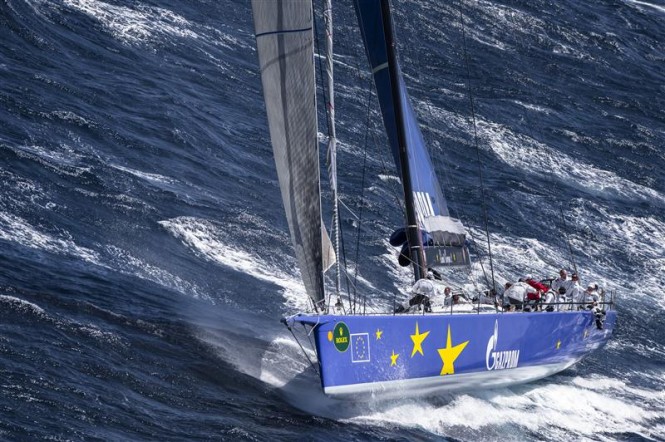 The Giraglia Rolex Cup Record broken by 100ft superyacht Esimit Europa 2