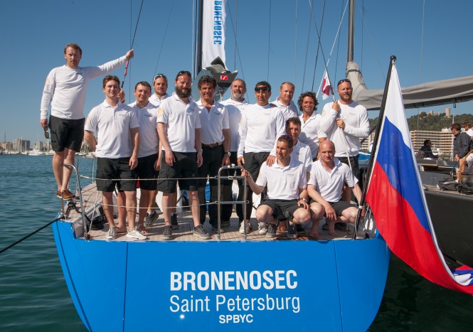 Swan 60 yacht Bronenosec competes in her first Giraglia Rolex Cup