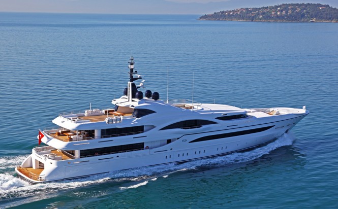 Luxury yacht VICKY (hull NB54) – Largest and latest Proteksan Turquoise yacht on sea trials