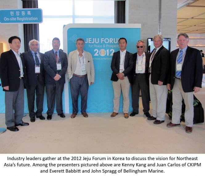 CKIPM and Bellingham Marine team up to give presentation at the 2012 Jeju Forum for Peace & Prosperity