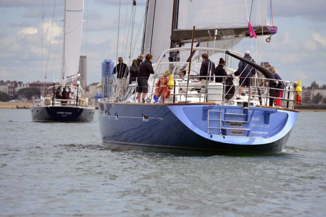 Final day of the 2012 Oyster Regatta in Cowes