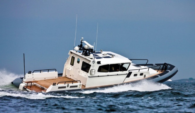 50ft Rupert Indi Jones yacht tender for the 100ft Wally superyacht Indio delivered