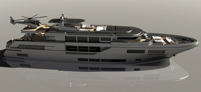 The new 54m motor yacht DISCOVERY designed by Bernardo Zuccon