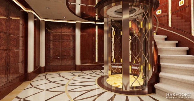 61m megayacht YN248 - Interior 61m megayacht YN248 - Interior