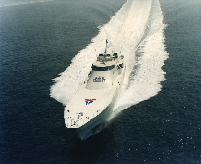 The celebration of the 20th anniversary of the 67m motor yacht DESTRIERO by Fincantieri