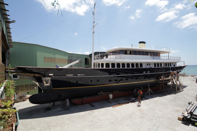 48.7m superyacht Bilgin 160 Classic to be launched this week