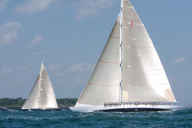 2012 J Class Solent Regatta: Day 2 – Luxury yacht Velsheda takes the leading position