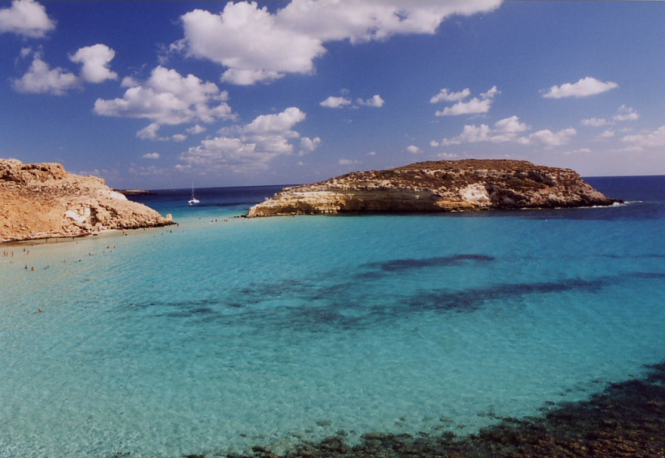 Lampedusa in the Mediterranean Lampedusa in the Mediterranean