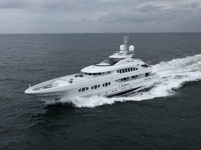47m motor yacht MY SECRET (ex Project California, hull YN 16347) by Heesen Yachts delivered