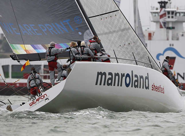 J.P. Morgan Asset Management Round the Island Race: 2012 Gold and Silver Roman Bowl winners