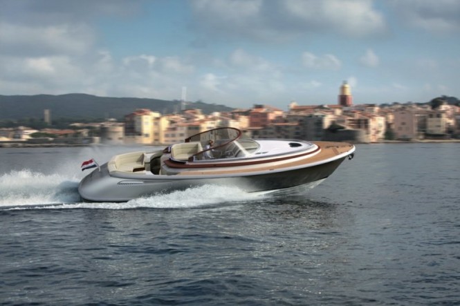 Vripack designed Osprey 34 yacht tender by Wajer and Wajer Yachts