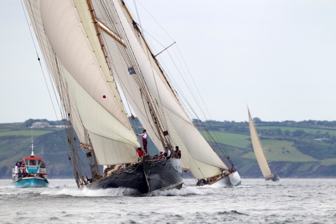 Pendennis Cup 2012: Day 3 – Mariquita and Mikado superyachts leading their Classes