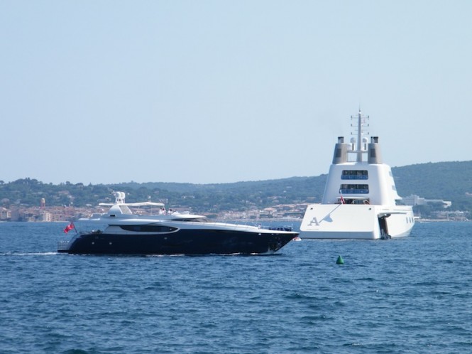 Starck Design mega yacht A - Photo David Z Hart