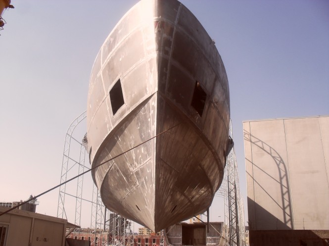 Superyacht Columbus 130' Hybrid - Hull Superyacht Columbus 130' Hybrid - Hull
