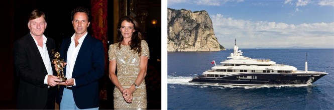 Axis Group Yacht Design awarded Golden Neptune for the 70m luxury yacht NUMPTIA (now renamed to yacht HIGH POWER II)