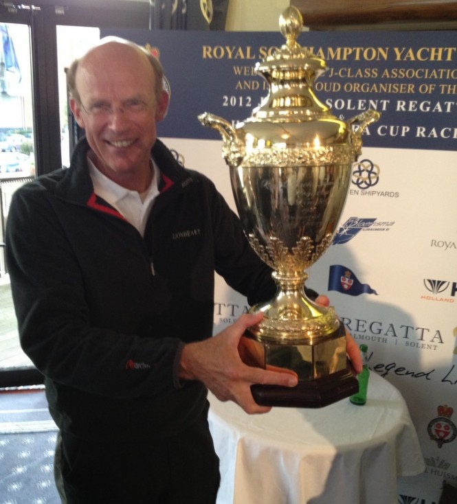The historic Kings Hundred Guinea Cup for Lionheart superyacht The historic Kings Hundred Guinea Cup for Lionheart superyacht