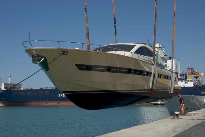 Cerri Shipyard launches motor yacht PACHAMAMA – the new Cerri 86 Flyingsport Superyacht