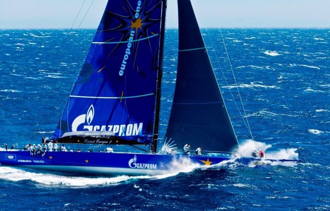 Superyacht Esimit Europa 2 beats 9 years old world sailing record